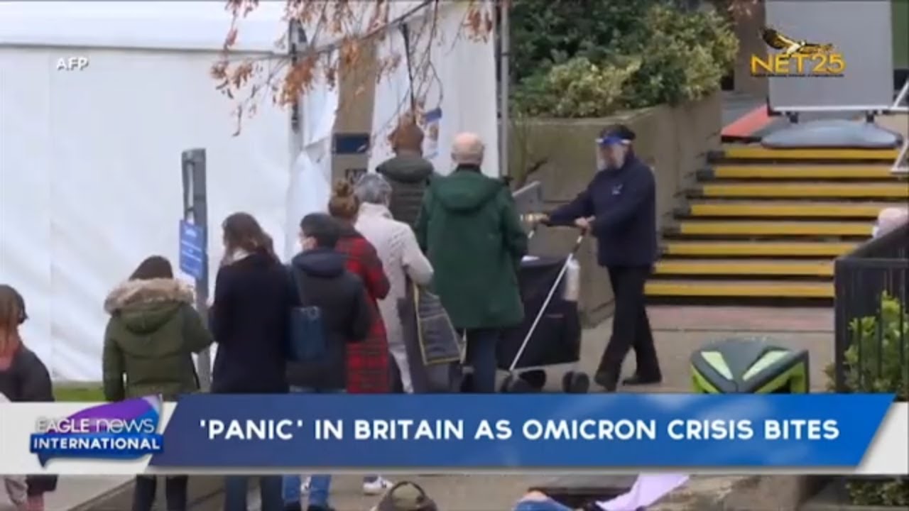 'Panic' in Britain as Omicron crisis bites