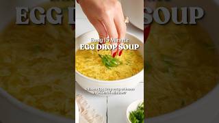 Egg Drop Soup in 15 minutes 😍 (better than takeout!)