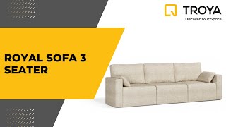 Troya - Royal Sofa 3 Seater - Multimo