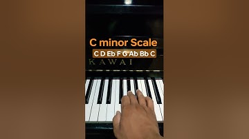 C minor scale - Piano Tutorial