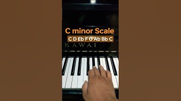 C minor scale - Piano Tutorial