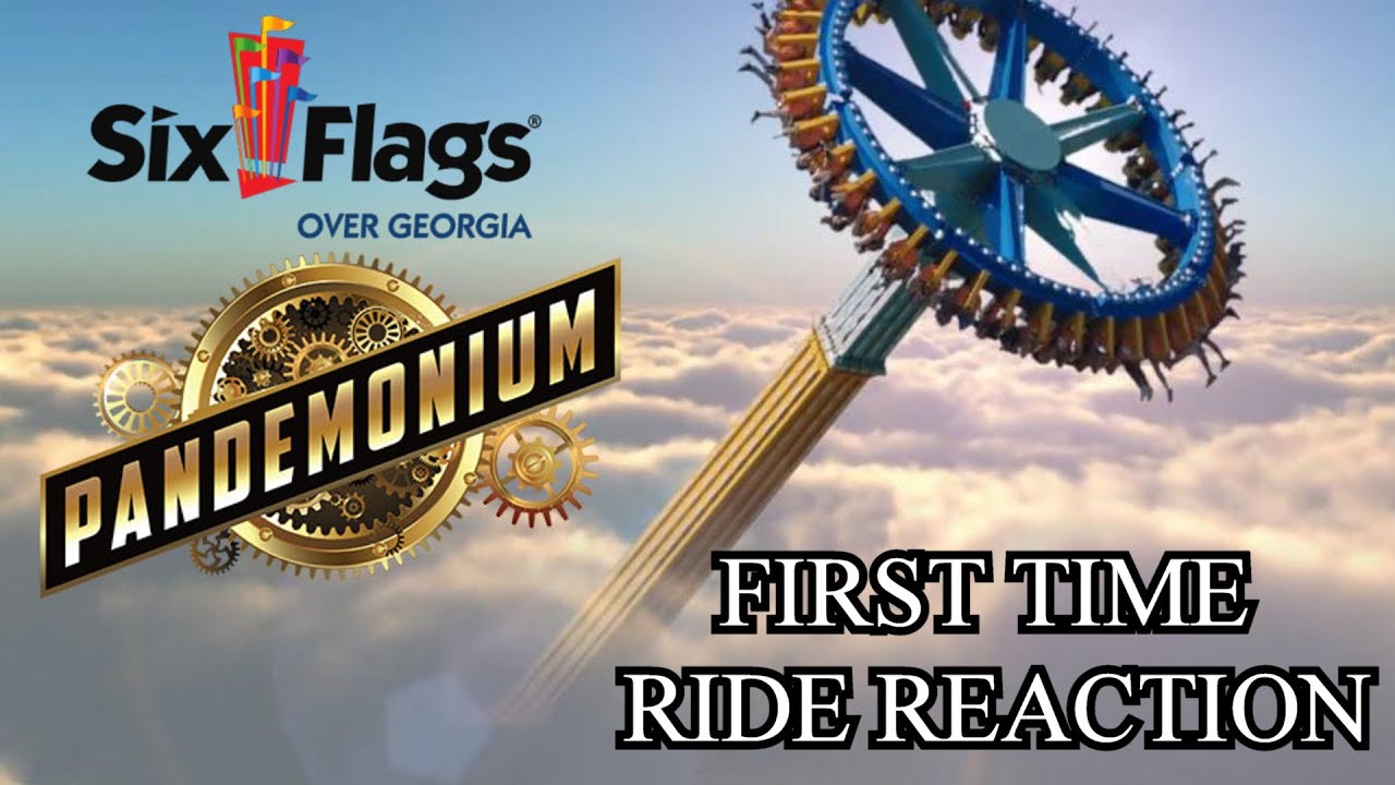 Pandemonium POV 1st Time Riding With Reaction At Six Flags Over Georgia ...