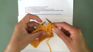 KnitChats - Custom Video Demo for Cheryl:   K1, K1B into YO, K1