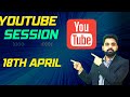 Live session 18th april - Youtube growth
