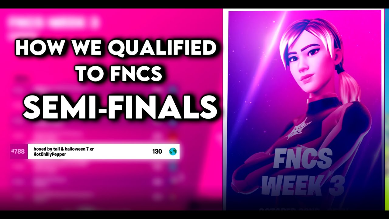 How We Qualified For Trio FNCS Semi-Finals