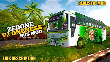 Bussid New Zedone V2 Bus Mod | Realistic Mod | Download Now | Gaming OJ | #bussidmod