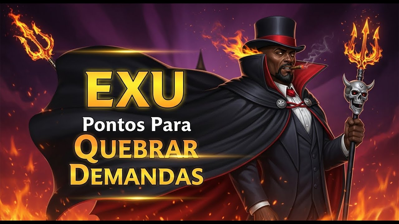 PONTOS EXU QUEBRA DEMANDAS E ABRE CAMINHOS SINTA SUA FORÇA