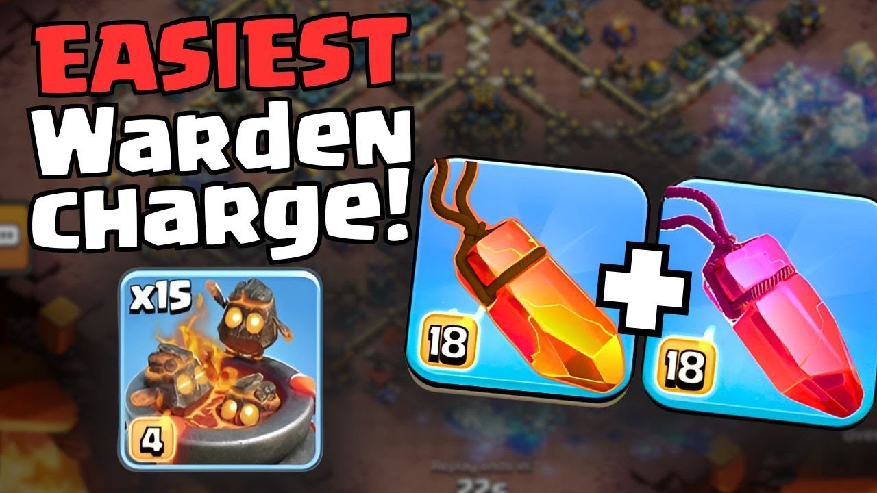 This is the EASIEST way to Warden Charge and you can swag ridiculous amounts of spells...