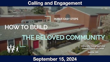 University Congregational UCC, Seattle, September 15, 2024