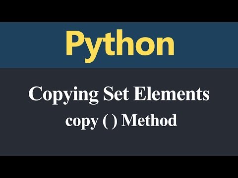 Copying Set Element