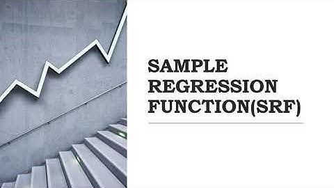 SAMPLE REGRESSION FUNCTION (SRF);BASIC ECONOMETRICS CONCEPTS FOR DEGREE STUDENTS IN MALAYALAM