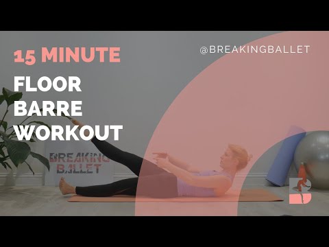 15 minute floor barre workout