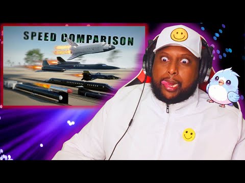 SPEED COMPARISON 3D | Fastest Man Made Objects (REACTION) @REDSIDEofficial #redside