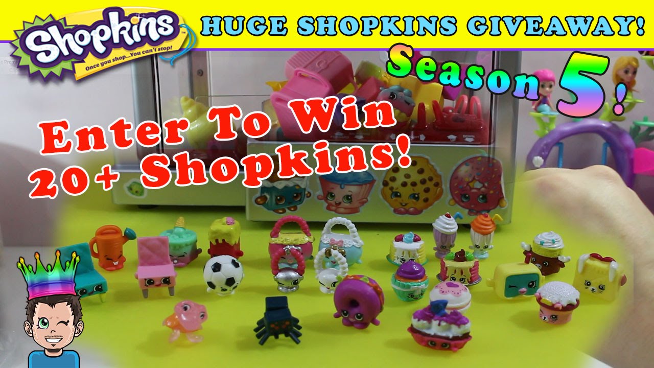 Giant Shopkins Giveaway! +Winner Announced! Season 4 & 5 - CLOSED | Shopking