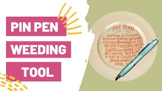 PIN PEN WEEDING TOOL - EVERYTHING YOU NEED TO KNOW!