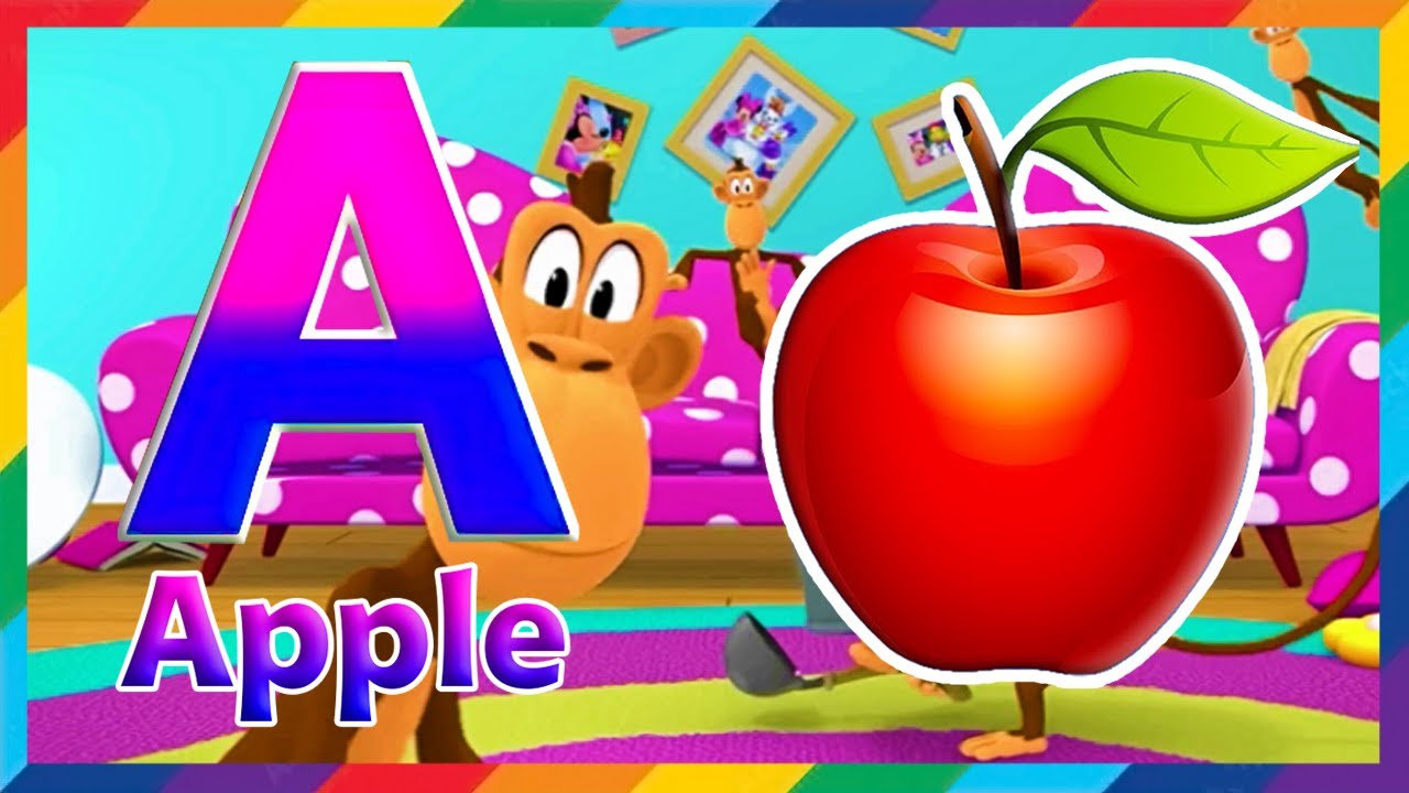 Phonics Song 2 with TWO Words in 3D - ABC Alphabet Songs A For Apple & Music Sounds For Kids 1281