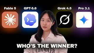 Fable 5 vs GPT-5.6 vs Grok 4.5 vs Gemini Pro-3.1 (Build The Same App)