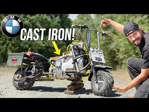 We Bought a 230lb Boat Engine on Facebook Marketplace and Put It on a Mini Bike