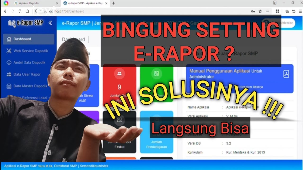 Web Service Rapor Tutorial e rapor smp m04 setting web service dan administrator langsung ...