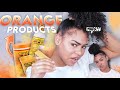 SLICKING MY HAIR WITH ORANGE PRODUCTS! | DracoDez