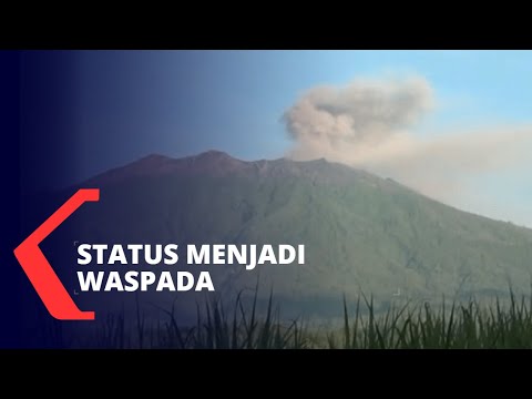 Gunung Raung Banyuwangi Kembali Erupsi, Status Waspada