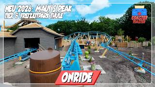 NEU 2026: Mauis Peak - Tier- & Freizeitpark Thüle - Tolle Familienbahn von ART Engineering! | POV