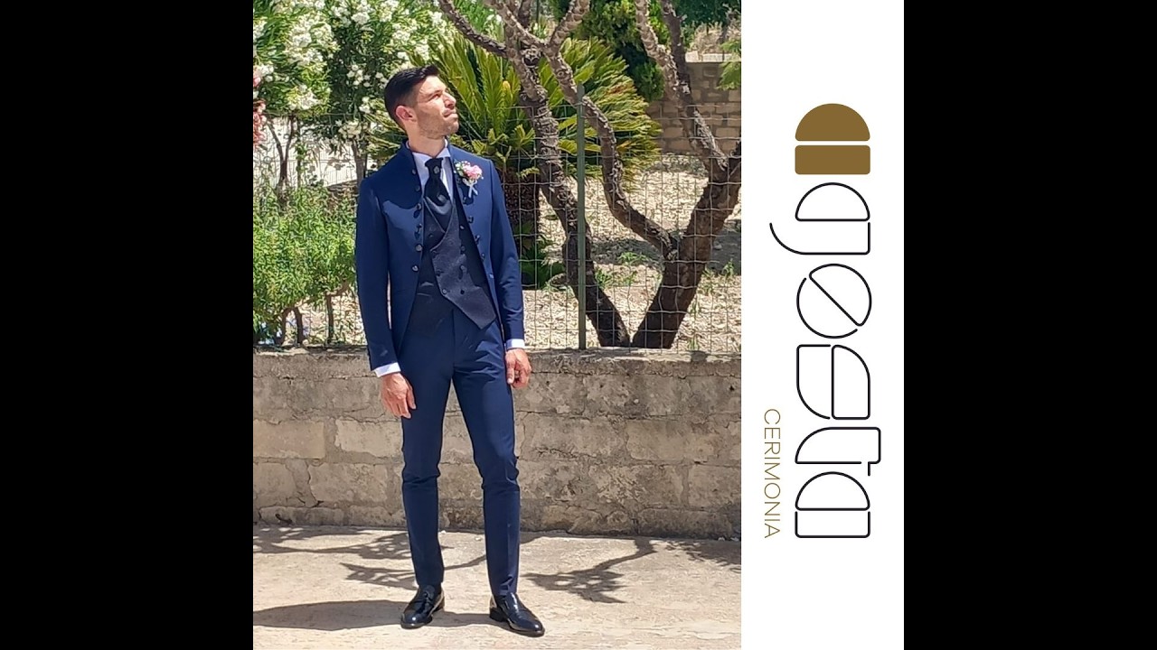 Agosta Cerimonia | Abito cerimonia Uomo | Abito papà Sposa | Vestito elegante | Vestito Slim Fit