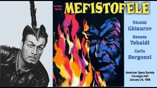 Mefistofele Carnegie Hall 1966 Ghiaurov Bergonzi Tebaldi