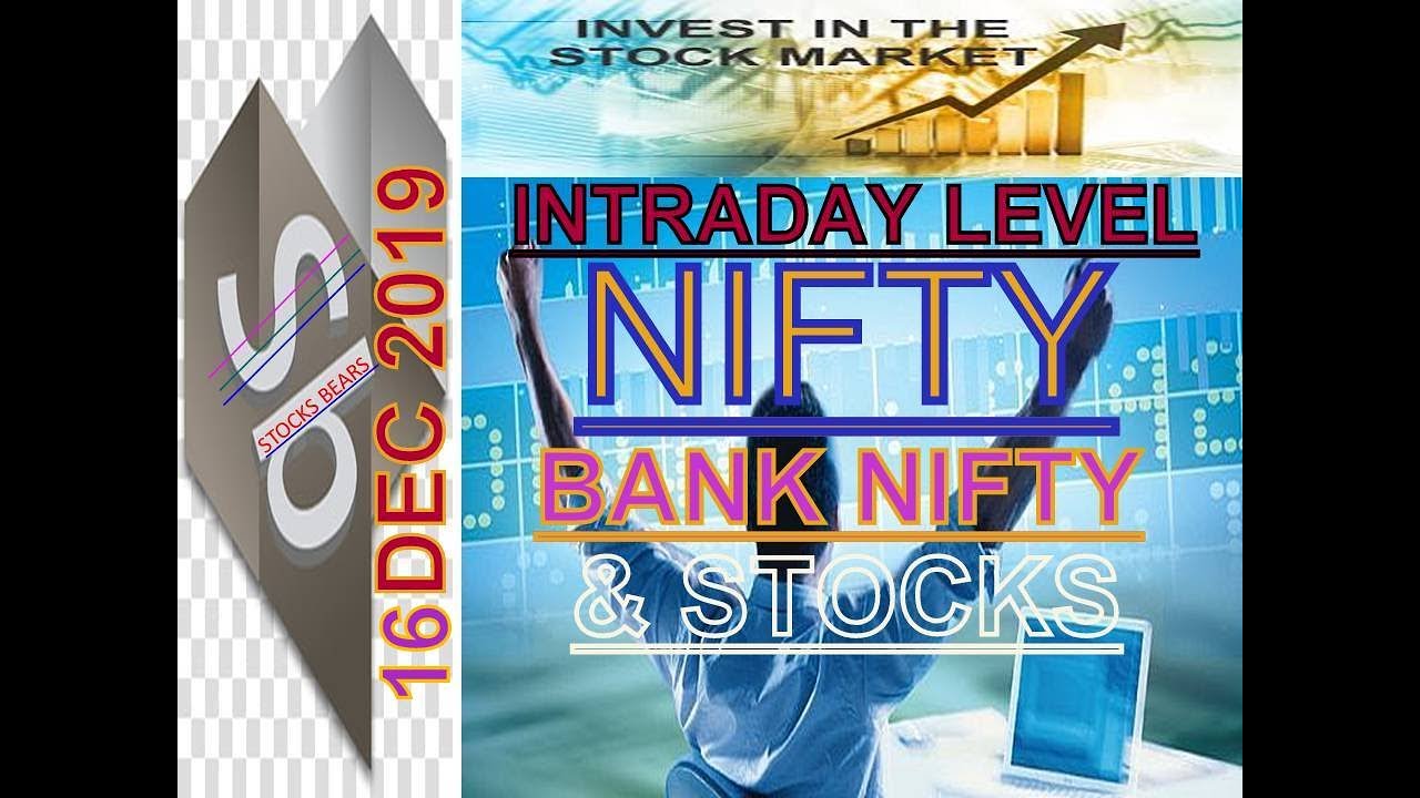 NIFTY, BANK Nifty & OPTION CHAIN TOMORROW FOR 16 DEC 2019/ INTRADAY ...