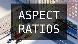 Aspect Ratio in Animations Comparison - 21:9, 16:9, 3:2, 4:3 and 1:1