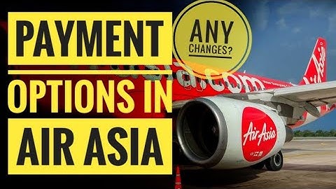What is the Payment options in Air Asia flight booking | Finnistia