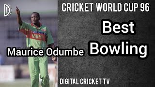 Maurice Odumbe Best Bowling / KENYA vs ZIMBABWE / Cricket World Cup 96 / DIGITAL CRICKET TV