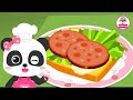 Quán Cafe của Gấu Trúc Kiki - Bé Học Làm Món Bánh Mì Sandwich - Trò Chơi Đầu Bếp