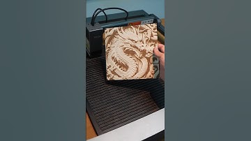 3D effect - A real dragon appears!—BY Ortur Laser Master 3 20W     #3d #dragon #ortur