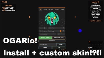 How to install and use custom agario skins (Ogario Extension)