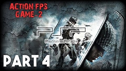PSP ACTION FPS GAME 2 Walkthrough Gameplay Part 4 • PPSSPP Emulator