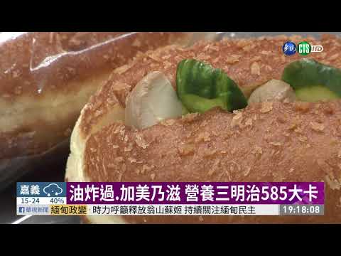 小吃熱量排行榜 營養三明治最高|華視新聞 20210209