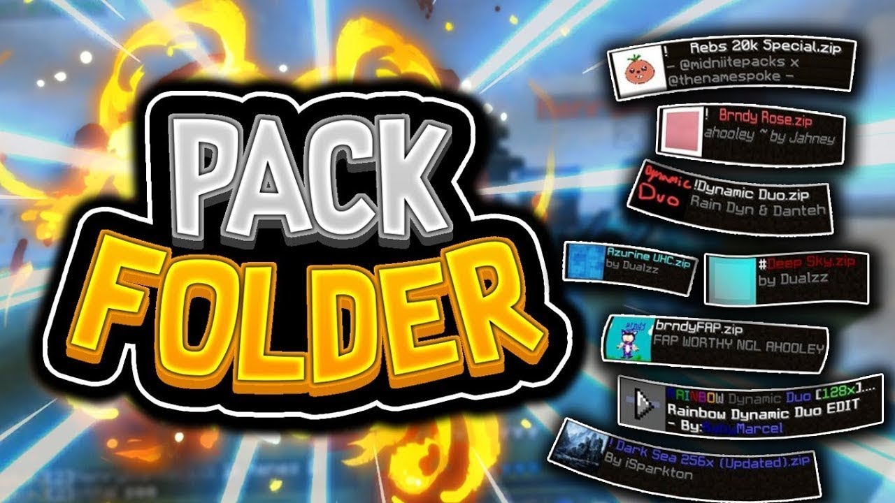 PACK FOLDER +50 PACKS (dropped M0DIFIER)