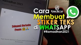 Cara Membuat Stiker Ucapan Selamat Buka Puasa Ramadhan 2021