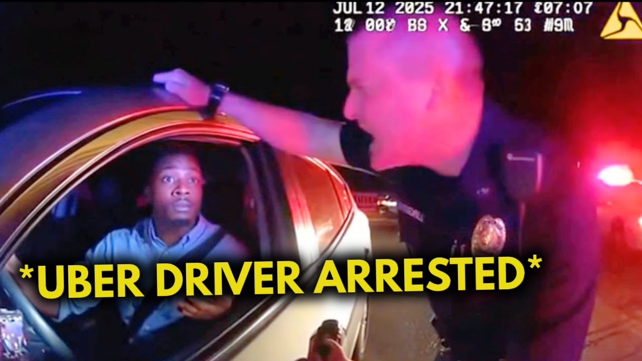 Officers Arrest Black Uber Driver at Pickup Spot While Passenger Approaches Confused