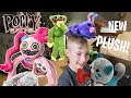 New Poppy Playtime Plush! Scary Mommy Long Legs, Silver Huggy, Candy Cat, and Caterpillar!