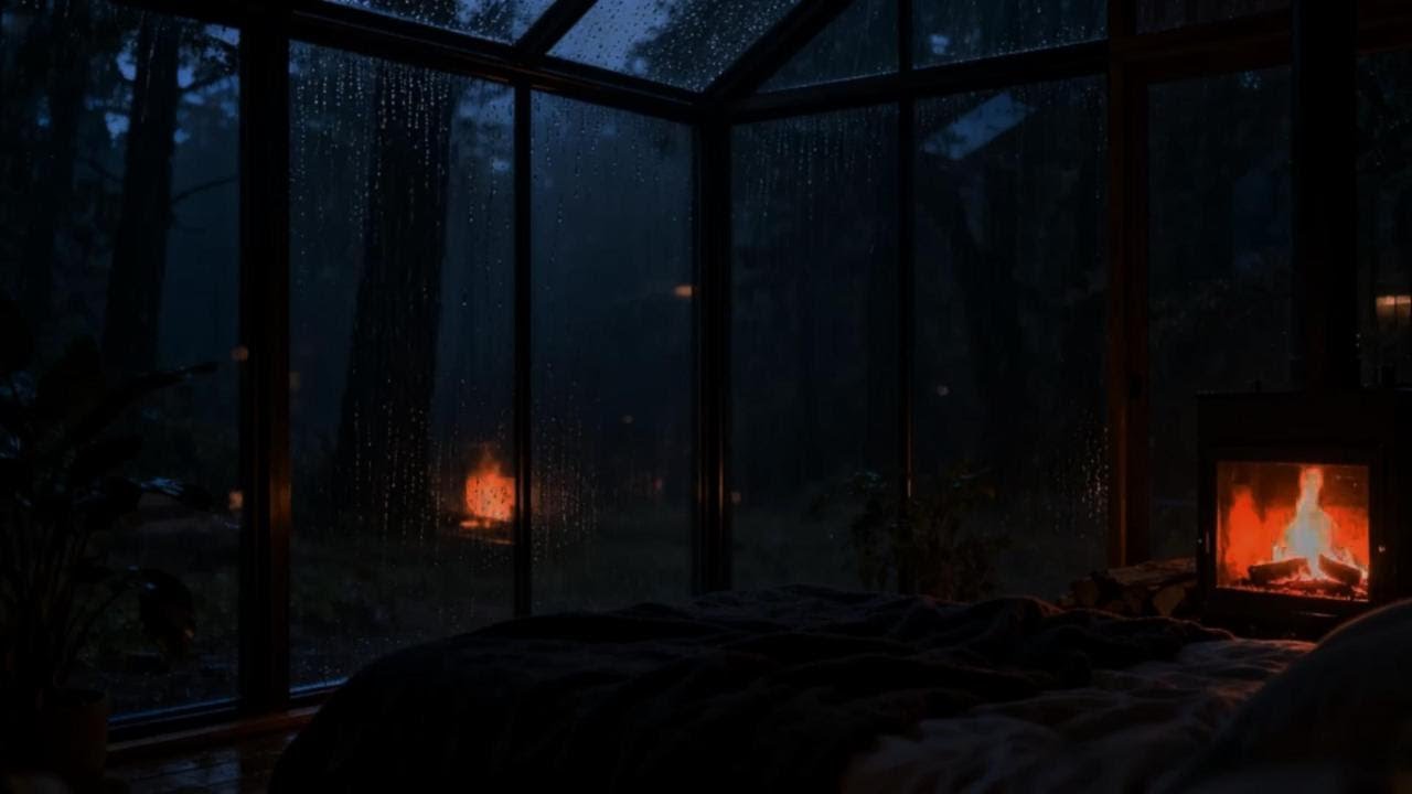 Relaxing Rain and Soft Piano Music for Sleep | Deep Calm, Stress Relief ...