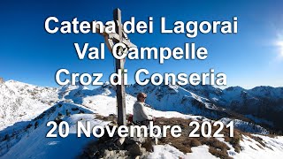 Catena dei Lagorai - Val Campelle: Croz di Conseria o Cima Nassere - 20 Novembre 2011 - Ciaspole