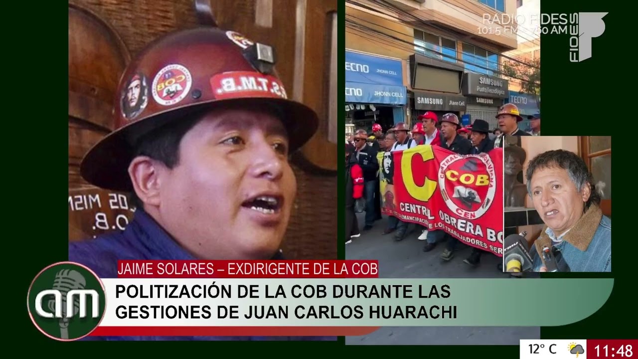 🟢 Jaime Solares, exdirigente de la COB  |02.05.25|