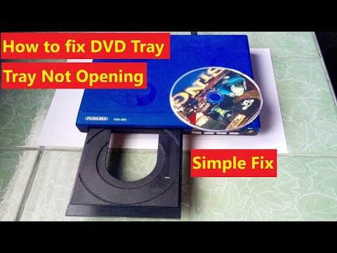 Video: Hur fixar jag att min DVD-fack inte öppnas?