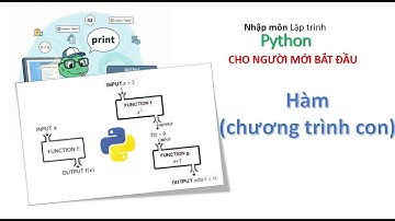 Lập trình Python - Xây dựng và Sử dụng hàm