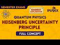 Heisenberg Uncertainty Principle | Quantum Mechanics | Concept + Numerical | Applied Physics
