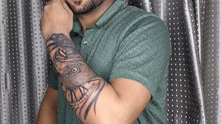 Making of Eagle 🦅 Tattoo On Forearm 👁 By Shakti Choudhary