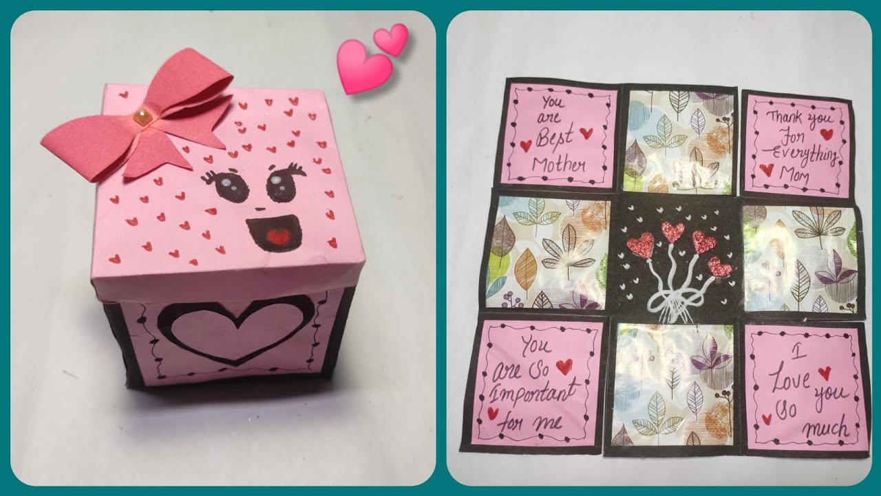 Easy & Beautiful Mother's Day Gift Box • How to make mothers day gift ...
