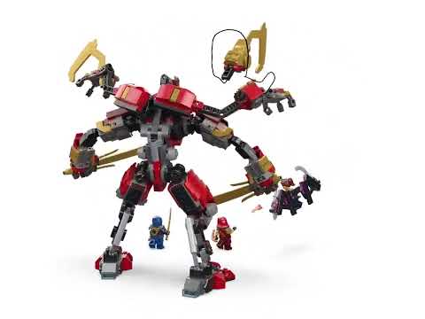 Miniatura del video del prodotto LEGO - NINJAGO Climber Mech ninja di Kai 71812